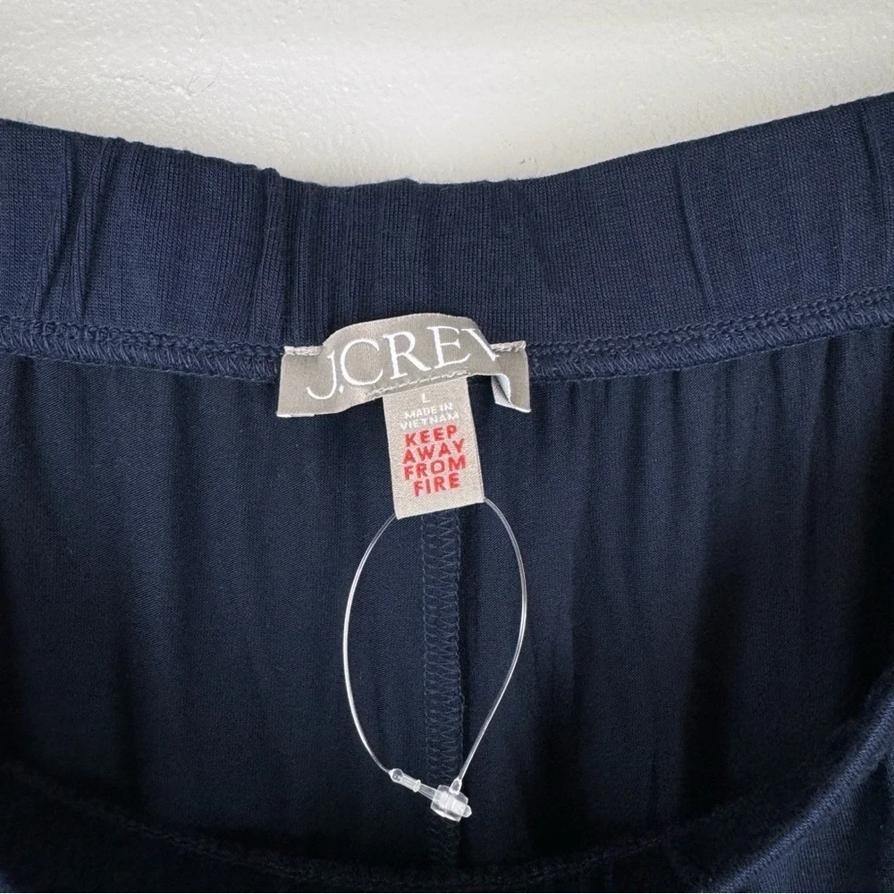 J. Crew Softest Dreamist Henley Pajama Pants Navy Size L NWOT